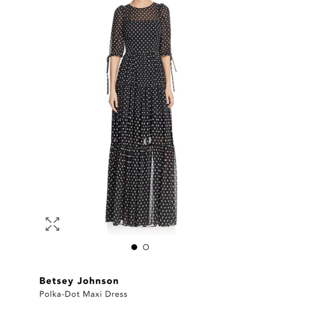 Betsey Johnson Polka-dot maxi dress